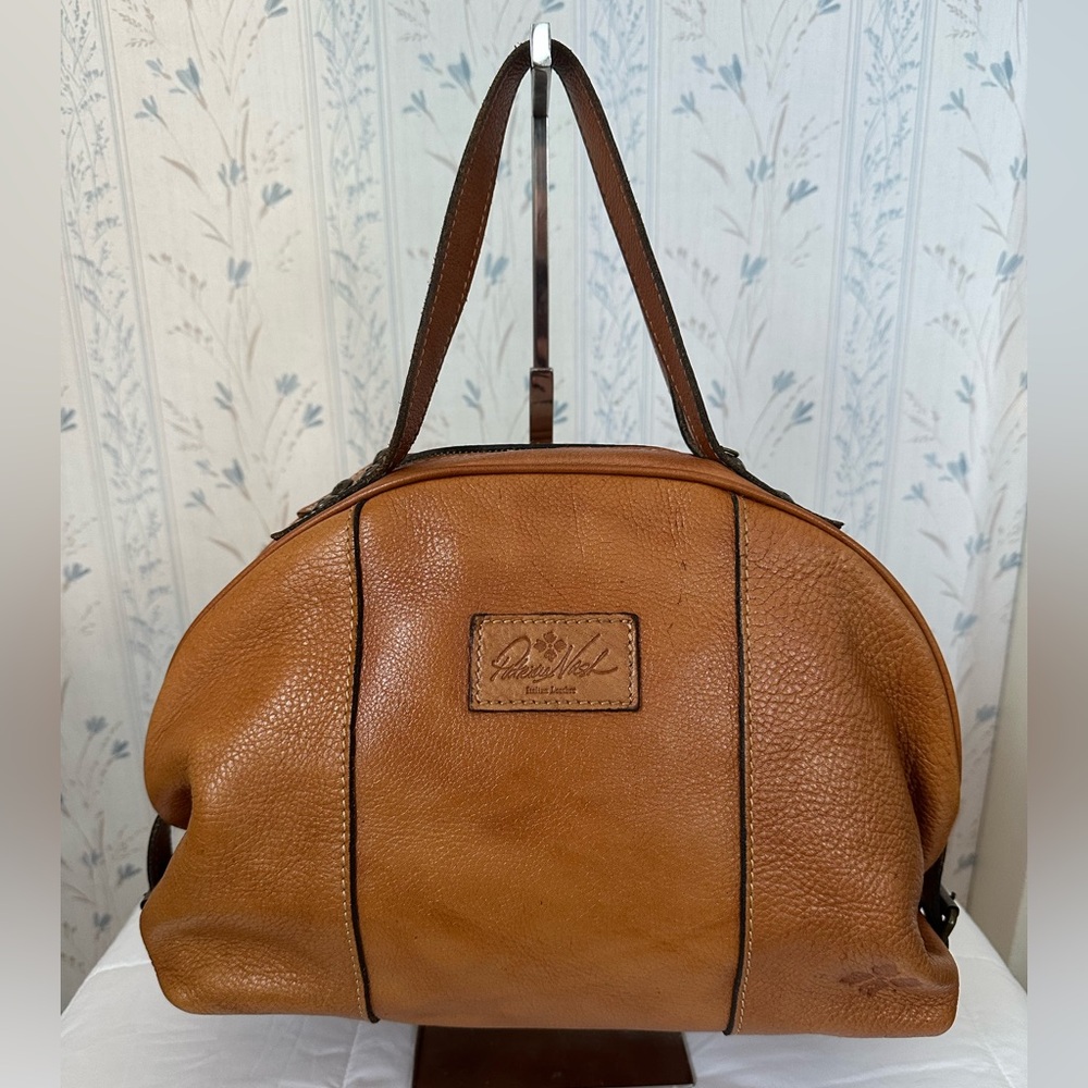 Patricia Nash Brown Leather Satchel